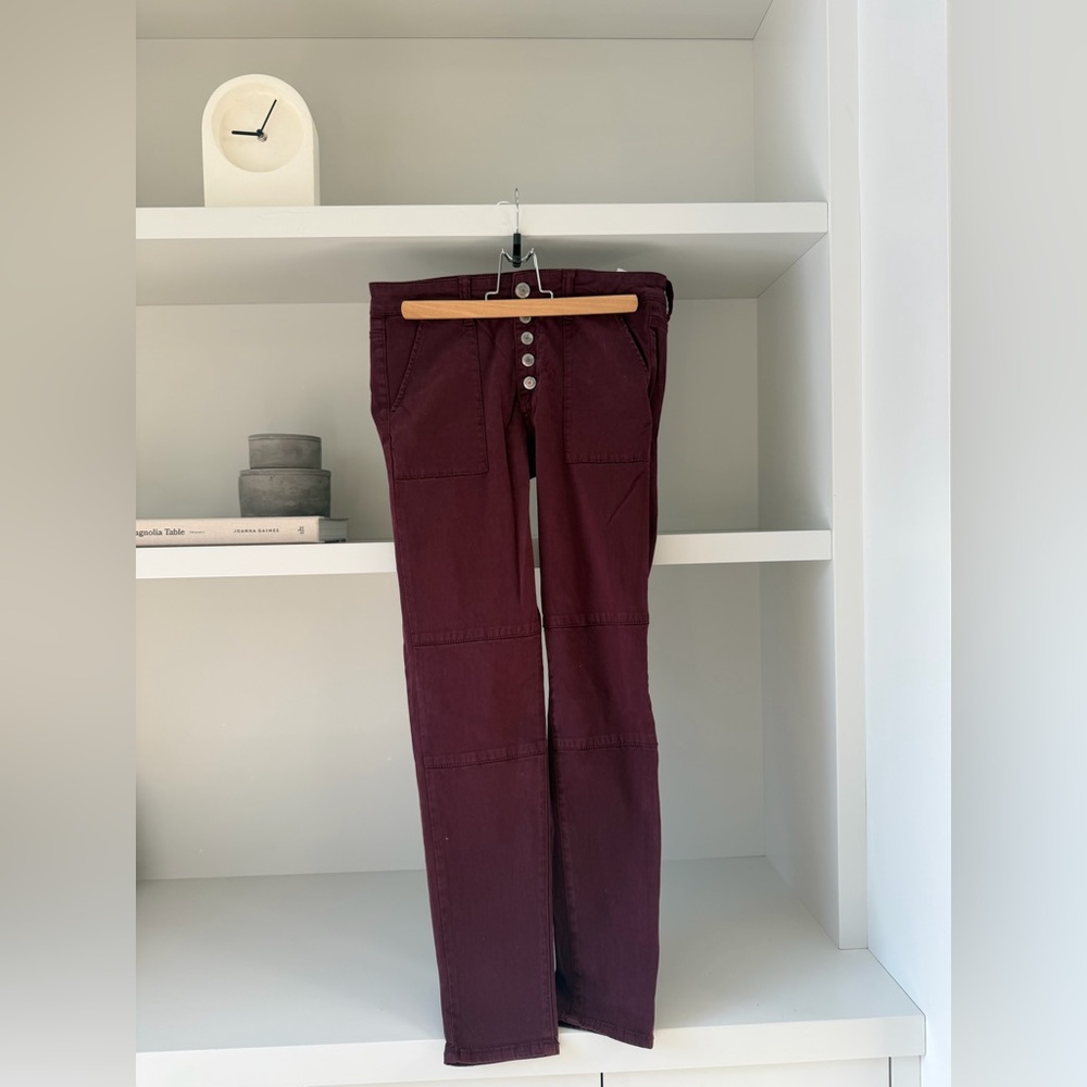 American Eagle Outfitters Women's Skinny Jeans - Deep Burgundy